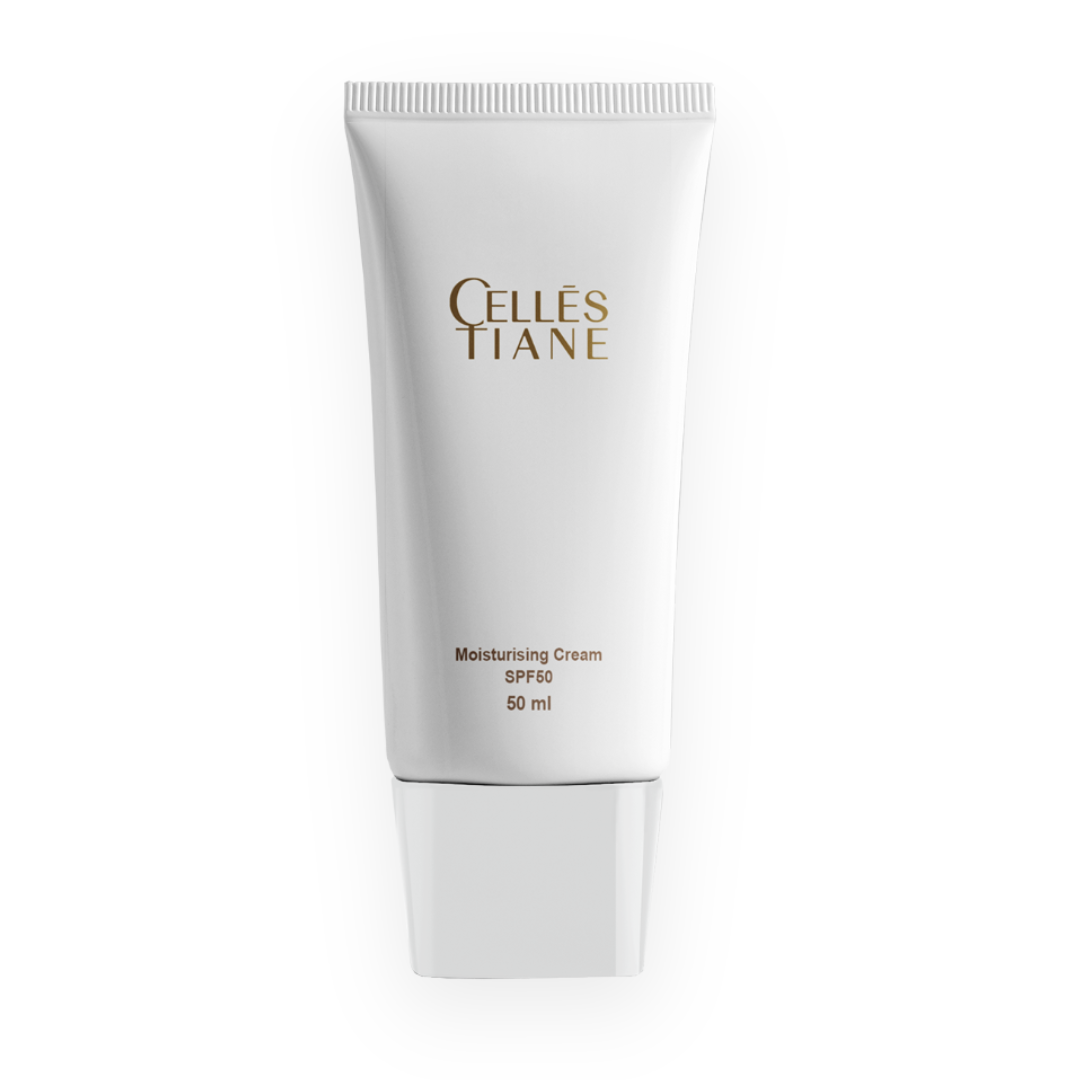 Celles Tiane SPF50 CELLES TIANE hydratační krém s SPF50 – přírodní denní krém s vysokou ochranou proti slunci.
